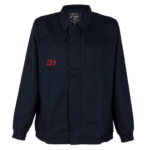 Chaqueta Ignífuga Antiácida 100% Algodón Manga Larga Hombre